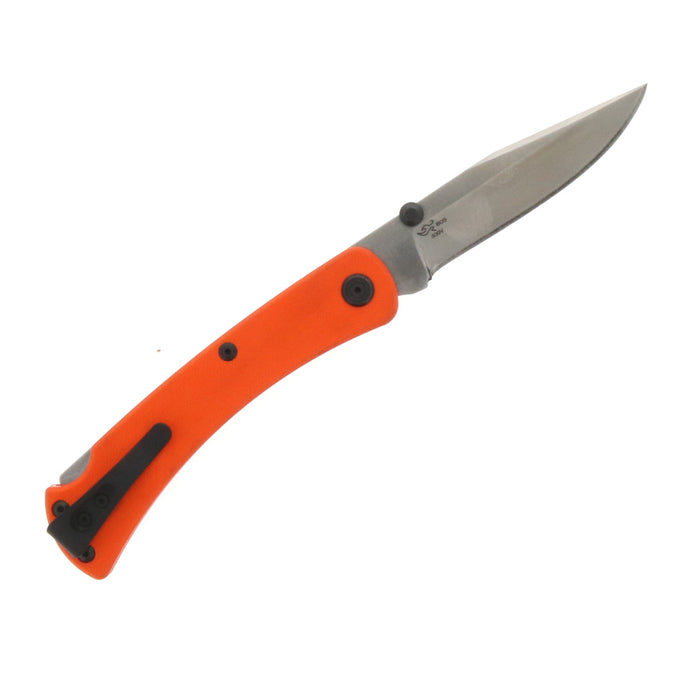 Buck Knives #110OR3-B 110 Slim Pro TRX S30V Folding Hunter Pocket Knive Orange G10 Handle