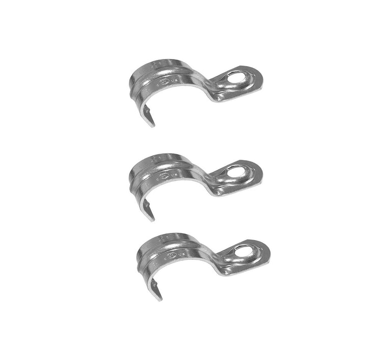 Sigma Engineered Solutions #47920 ProConnex 1/2 in D Zinc-Plated Steel 1 Hole Strap ~ 12-Pack ~ 36 Straps Total