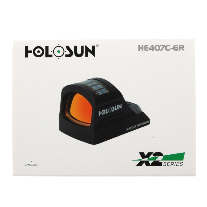 Holosun Green Dot X2 Series ~ #HE407C-GR X2