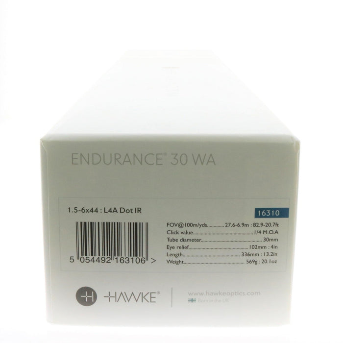 Hawke Endurance 30 WA 1.5-6x44: L4A Dot IR ~ #16310
