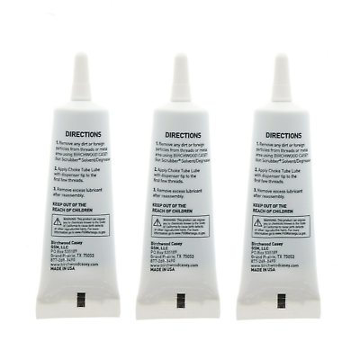 Birchwood Casey #40015 Choke Tube Universal Lube ~ 3-Pack