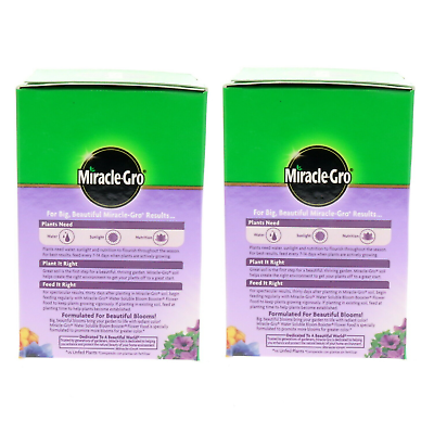 Miracle-Gro #7285505    Bloom Booster Flower Food 1lb ~ 2-Boxes