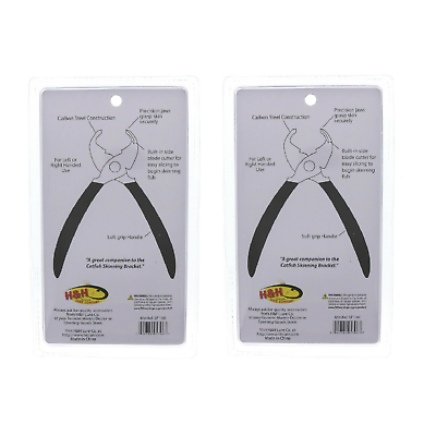 H&H #SP100 Catfish Skinning Plier with Cutting Blade ~ 2 Pack