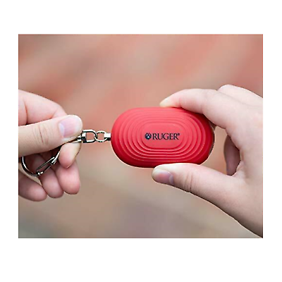 Ruger Self-Defense Personal Alarm Keychain with LED Light