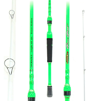 Duckett #DFGR69M-S Green Ghost Medium Fast Spinning Fishing Rod