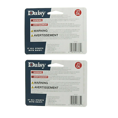 Daisy #987781-446 .177 Caliber Pellets Flat Nose / Hollow / Pointed Pellets ~ 2-Pack ~ 600 Pellets Total