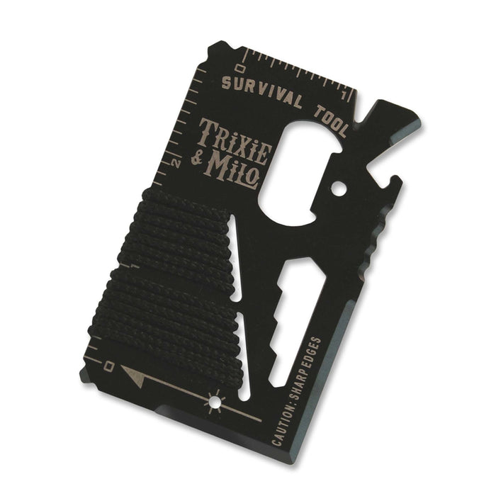 Trixie & Milo #TOOL-SURVL Survival Wallet Multi-Tool