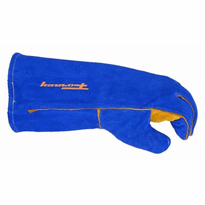 Forney #53423 13 in. Insulated Leather Welding Gloves Blue XL