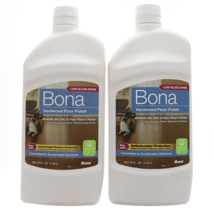 Bona #WP500359001 Light Gloss Hardwood Floor Polish 36oz ~ 2-Pack