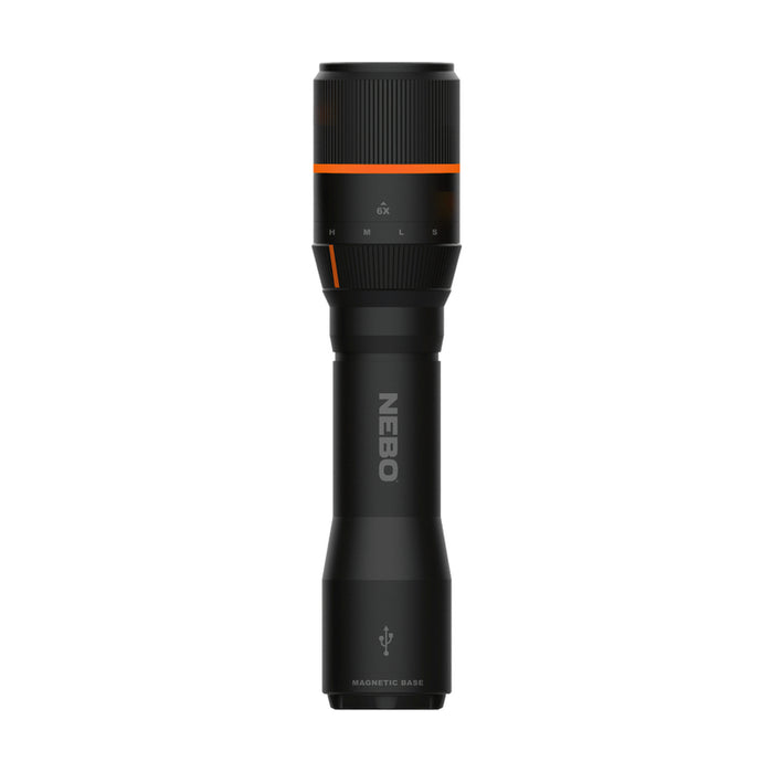 Nebo #NEB-FLT-0018 Davinci 1000 lm Black LED Rechargeable Flashlight 18650 Battery