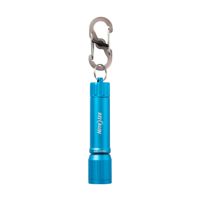 Nite Ize #R100F-03-R7 100 lm Blue LED Flashlight With Key Ring AAA Battery