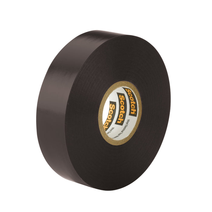 3M #6143-BA-100 Scotch 3/4 in. W X 66 ft. L Black Vinyl Electrical Tape ~ 3-Pack