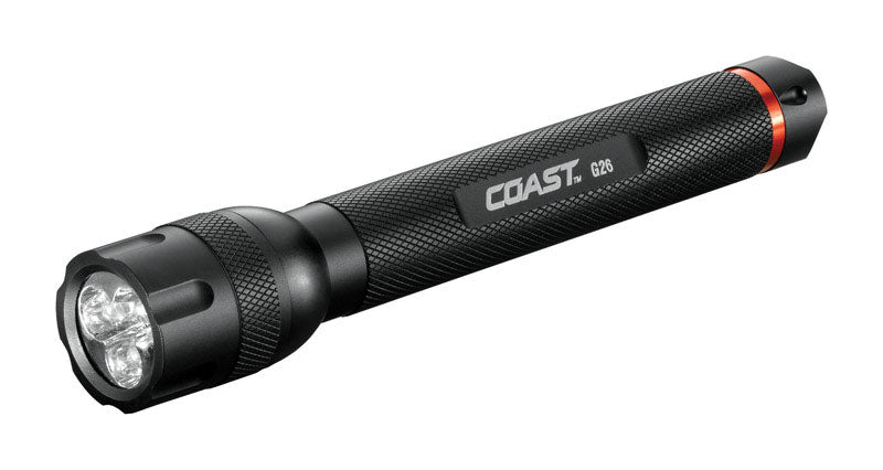 Coast #19807 G26 330 lm Silver LED Flashlight AA Battery