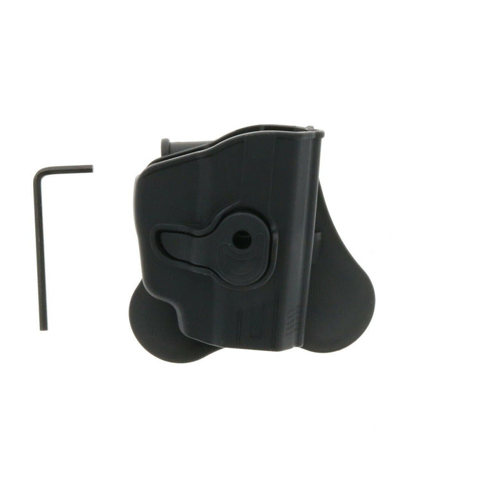 Bulldog #RR-LC9Z Rapid Release Polymer Paddle Holster Fits Ruger LC9 w/Laser Black