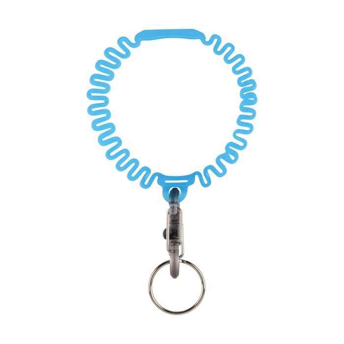 Nite Ize #KWB-03R6 Band-It 2.5 in. D Plastic Blue Wristband Key Ring ~ 2Pack