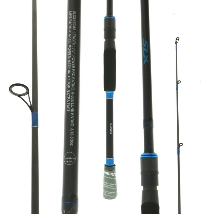 Shimano #SLXSX70M2 SLX 7' Medium Spinning Rod Extra Fast 2pc