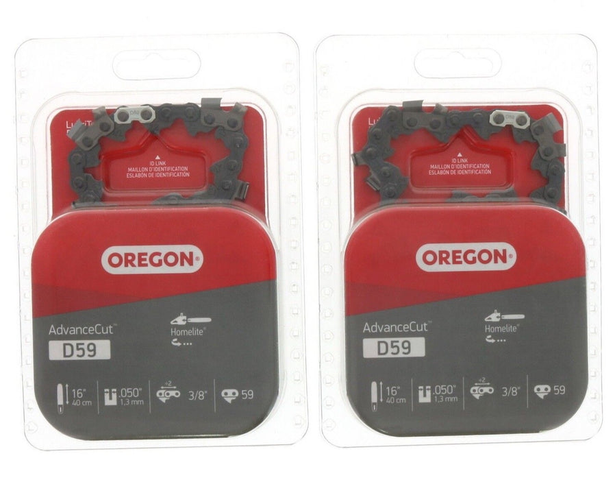 Oregon #290 D59 Advanced Cut Replacement Chainsaw Chain 16" ~ 2-Pack