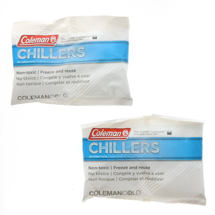 Coleman #3000003561 Chillers Soft Ice Substitute Ice Packs ~ 2-Pack