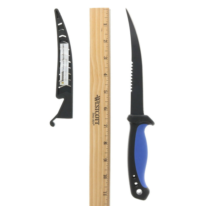 Mustad #MT 022 6" Fillet Knife Fixed Blade + Sheath Fishing