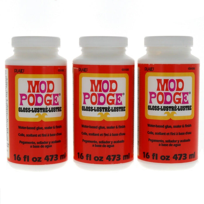 Mod Podge #CS11202 Glue Sealer Finisher 16oz ~ 3-Pack