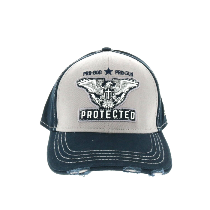 Buck Wear Pro-God Pro-Gun Protected Adjustable Baseball Cap Hat 2nd Amendment