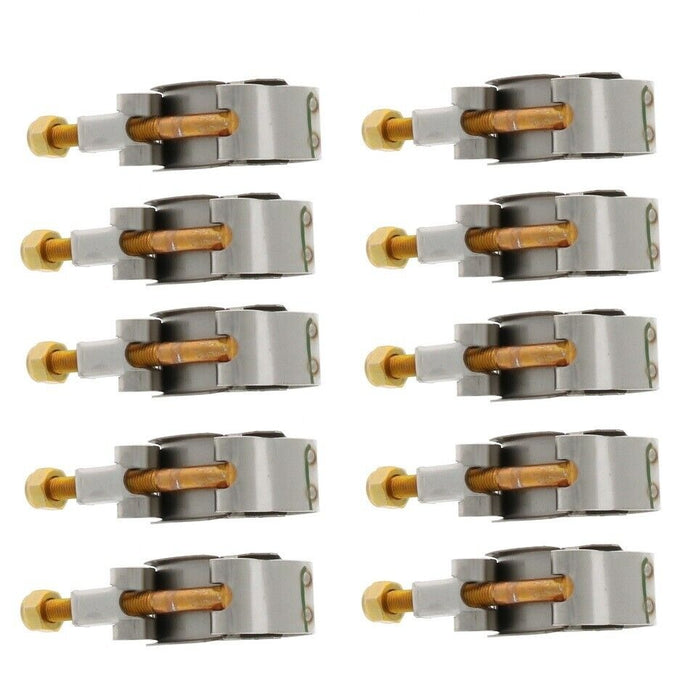 Ace Hardware #TB 138 10ct Stainless Steel T-Bolt Hose Pipe Clamps 1" ~ 10 Count