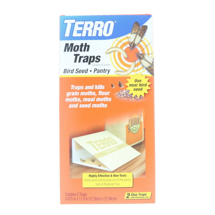 Terro #T2900 Non-Toxic Pantry Moth Glue Insect Traps ~ 8-Pack ~ 16 Traps Total