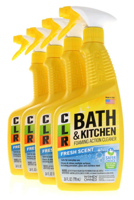 CLR Bathroom Foaming Clean Action Spray 26oz ~ 4-Pack