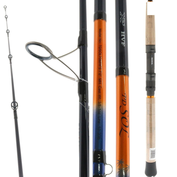 Daiwa #TDSOL70MHFS TD Sol 7ft Medium Heavy Fast Spinning Rod