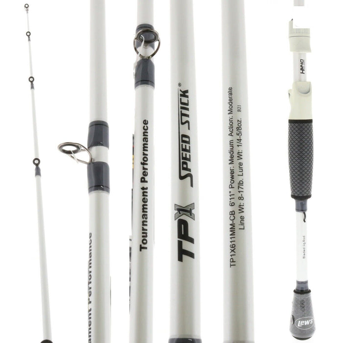 Lew's #TP1X611MM-CB TPX1 Tournament Performance Speed Stick 6'11" Medium Casting Rod