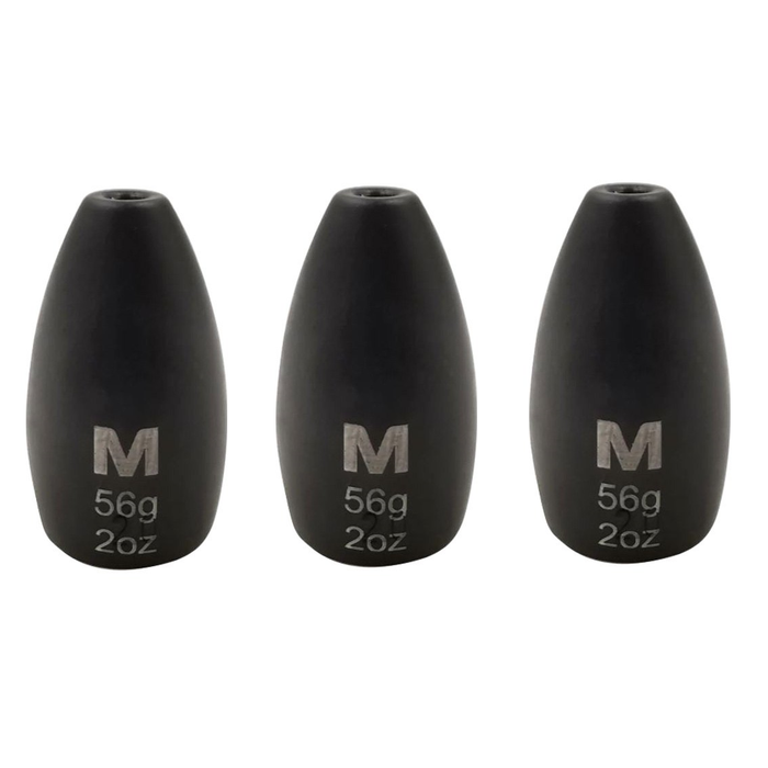 Mustad #MTW002-TX-56-1 Tungsten TitanX Flipping Weight 2oz ~ 3-Pack