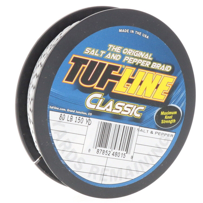 Tuf-Line Salt & Pepper Braid Fishing Line 80 Lbs. Test 150 Yards