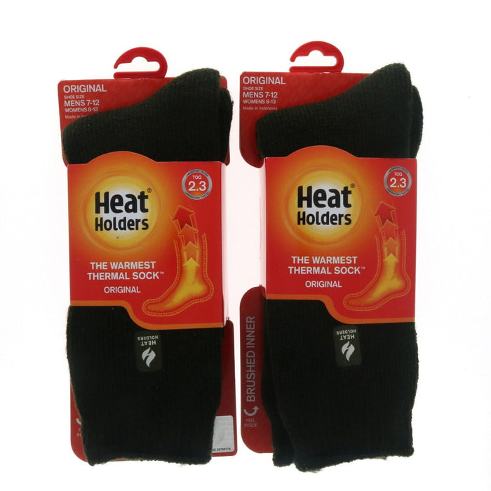 Heat Holders #MHHORGFGR Thermal Crew Socks Forest Green Men's Size 7-12 ~ 2 Pack