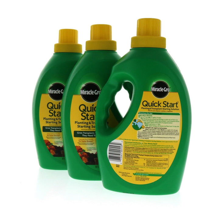 Miracle-Gro #2005562 Liquid Quick Start Plant Food ~ 3-Pack
