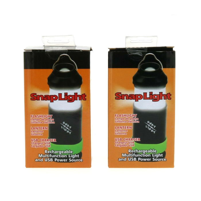 Aervoe #7805 Snap Light Combination Lantern Flashlight Camping ~ 2-Pack