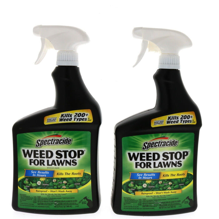 Spectracide #HG-96437 Weed Stop Weed Killer RTU Liquid ~ 2 Pack ~ 64oz Total