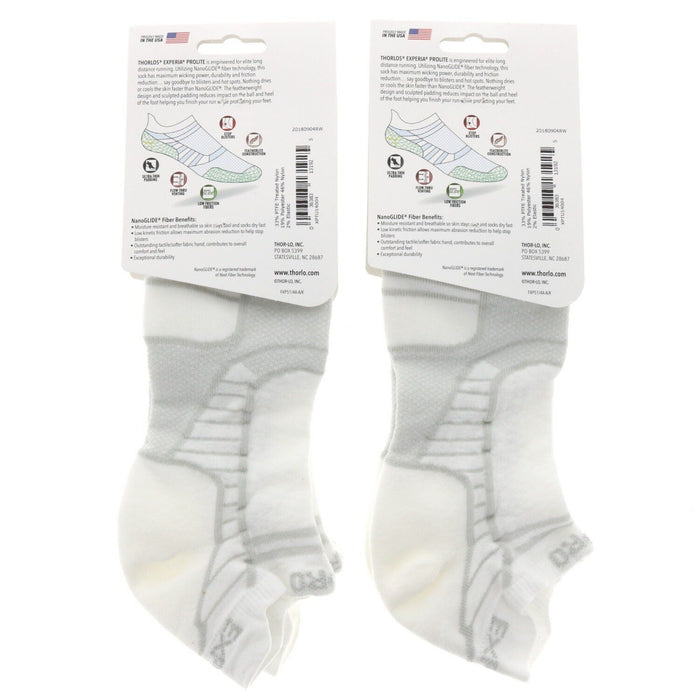 Thorlos #XPTU14004 Ankle No Show Cushioned Socks XL ~ 2-Pack