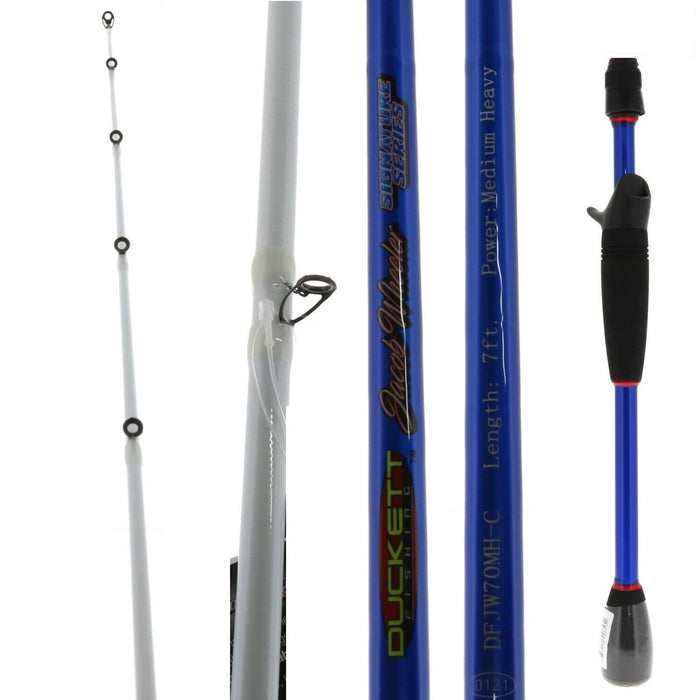 Duckett Fishing #DFJW70MH-C Jacob Wheeler Signature Series 7' Medium Heavy Fast Casting Rod