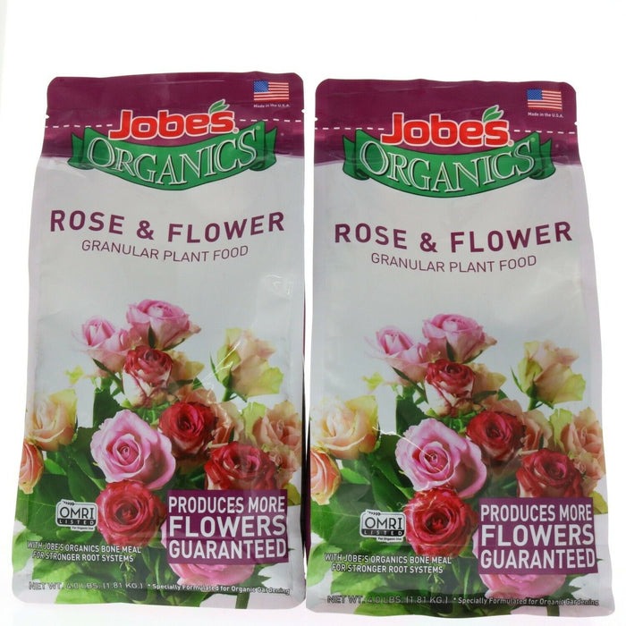 Jobe's #9426   Organics Granular Rose & Flower Food 4lbs. 9426 ~ 2-Bags