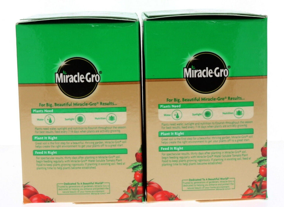Miracle Gro #2000422 Tomato Plant Food & Vegetables ~ 2-Pack ~ 3lbs Total