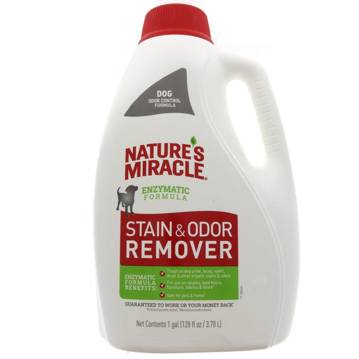 Nature's Miracle #B1B27420 Pet Dog Cat Urine Stain Odor Remover ~ 1 Gallon Jug