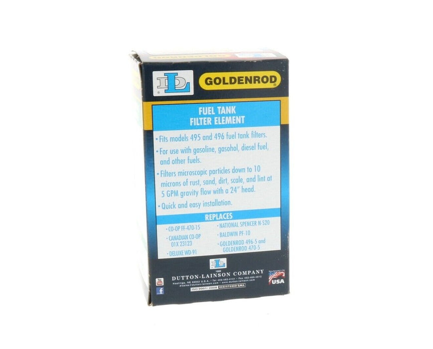 Goldenrod #470-5 Fuel Tank Filter Element Replacement Fuel Filters ~ 6-Pack