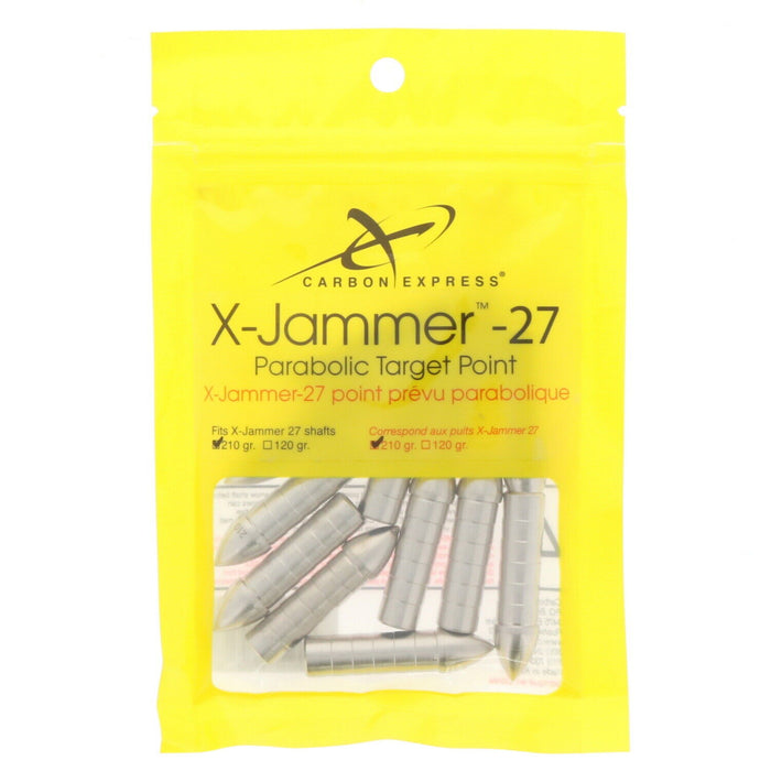 Carbon Express #W2045 X-Jammer Parabolic Target Points 210gr ~ 12 Point Pack