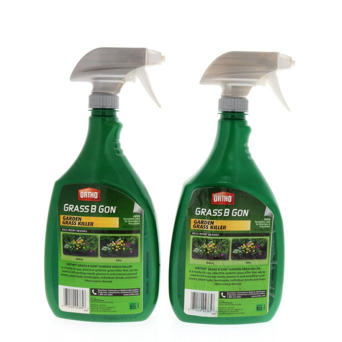 Ortho #0438580 Grass B Gon Garden Grass Killer ~ 2 Pack ~ 48oz Total