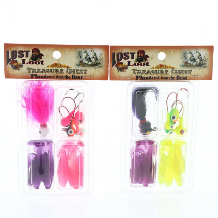 Lost Loot #LL005 Soft Bait Big Eye Jig Head Fishing Lures ~ 2-Pack ~ Choose Kits