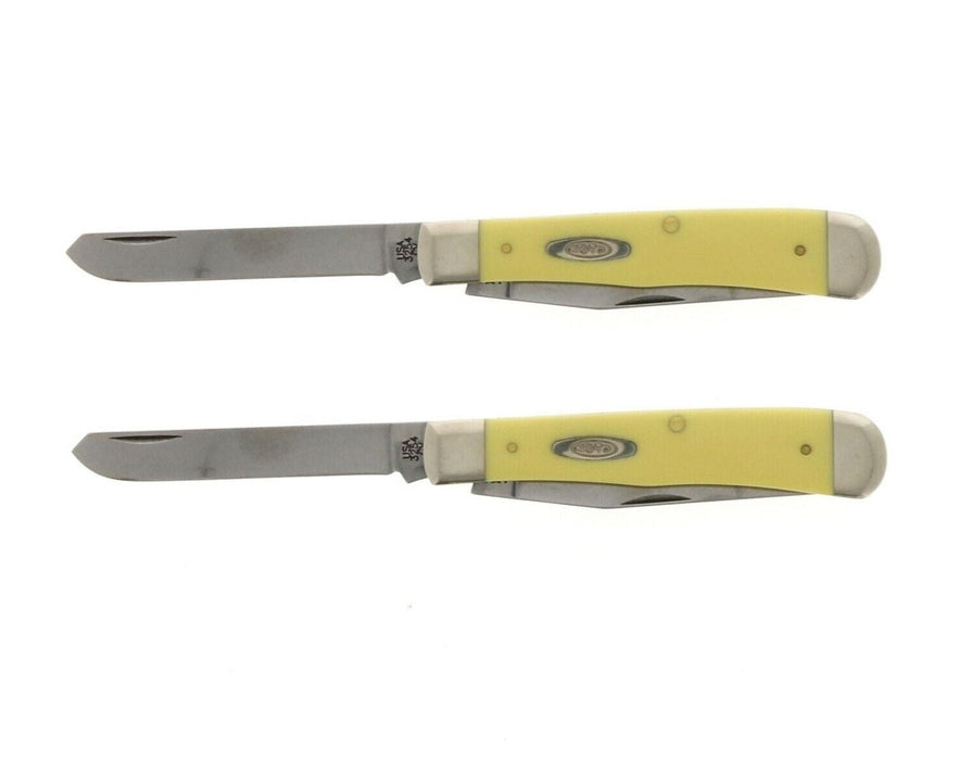 Case XX #00161 2-Blade Trapper Pocket Knife ~ 2-Pack