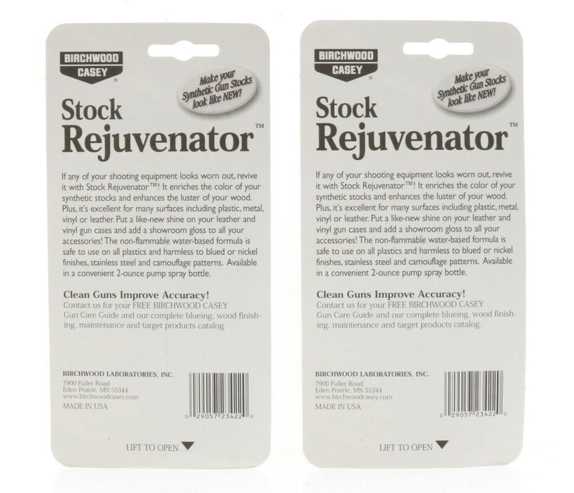 Birchwood Casey #23422-SRP Stock Rejuvenator Cleaner Protectant 2oz ~ 2-Pack