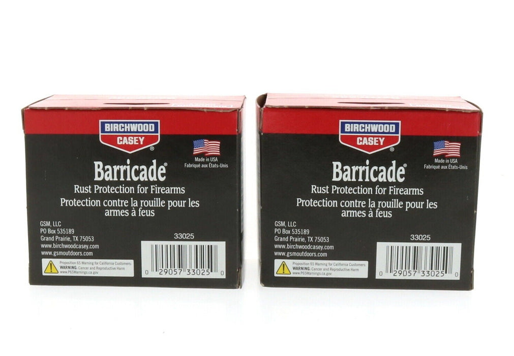 Birchwood Casey #BC-33025 Barricade Take-Along Gun Cloths ~ 2-Pack ~ 50 Cloths TOTAL