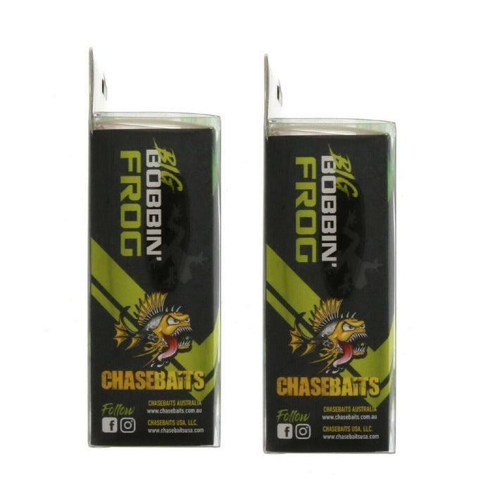 Chasebaits #BF65-03 Big Bobbin Frog ~ 2-Pack