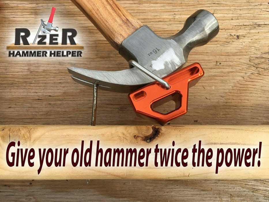 Rizer Hammer Helper Rizer Attachment Tool Nail Puller Black